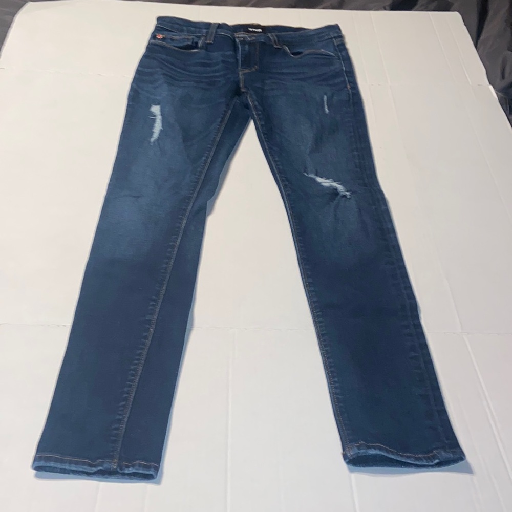 Hudson Krista Super Skinny distressed jeans 👖 size 28